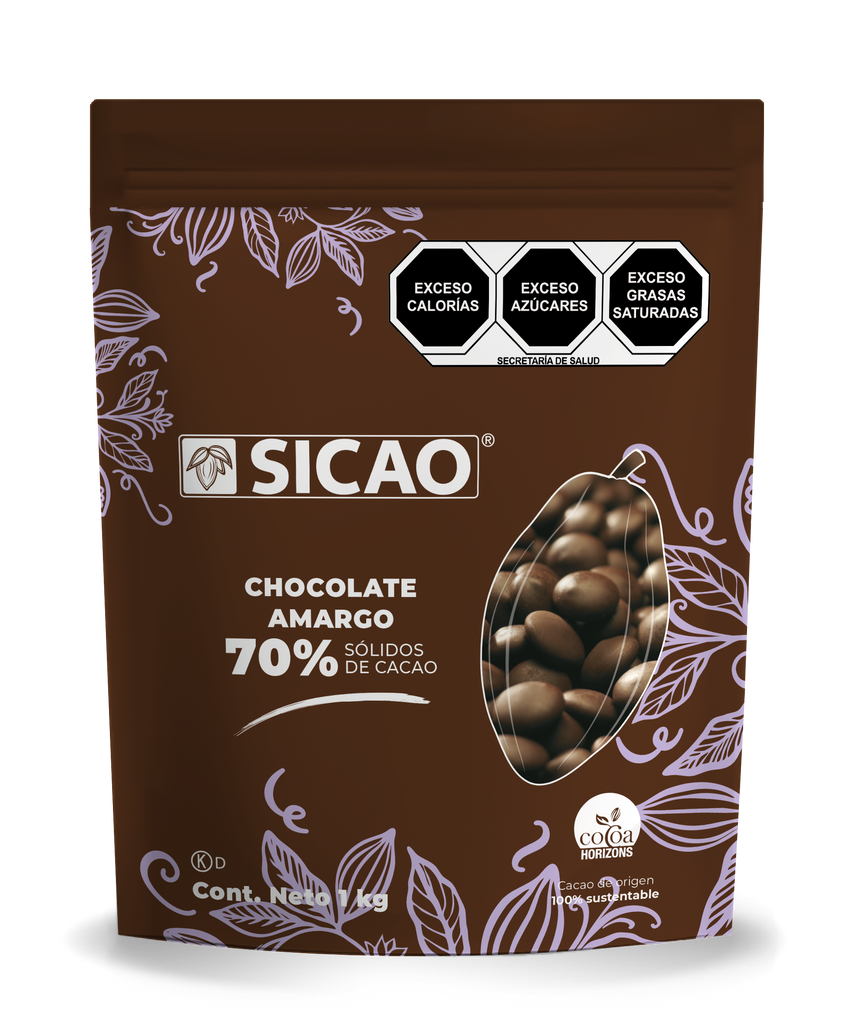 Chocolate Amargo 70% – 1 kg