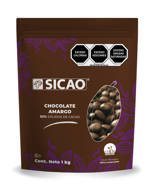 Chocolate Amargo 52% 1 kg