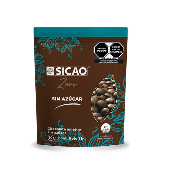 Chocolare amargo Sicao Zero Sin Azúcar 56.9% 1kg