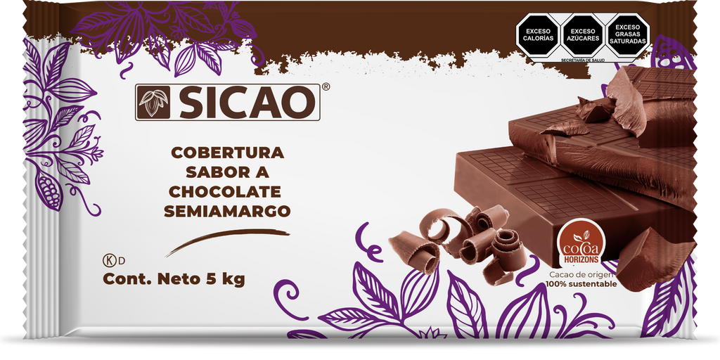 Marqueta Compound Chocolate Semiamargo 5 kg