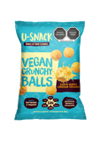 Vegan Crunchy Balls Sabor: Queso Vegano Caja 12 unidades U-SNACK